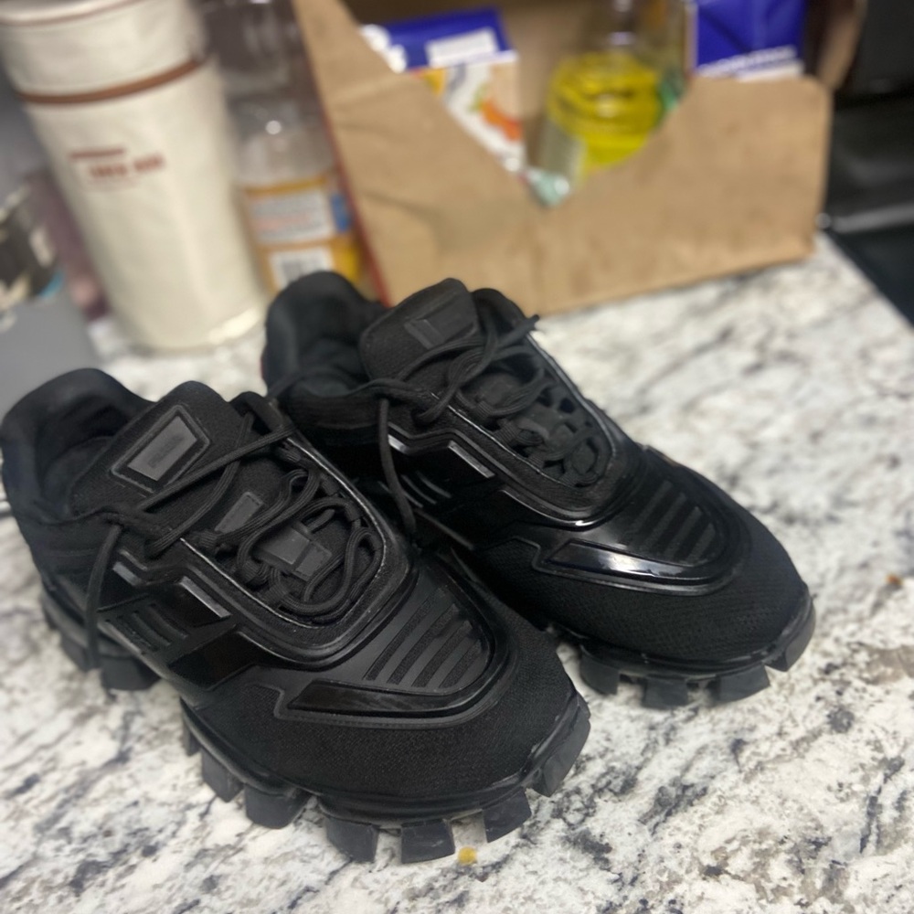 Black Athletic Sneakers - Picture 3 of 12